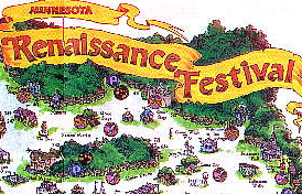 map of the MN renaissance festival