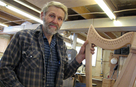 gary posing next to his hadiwork