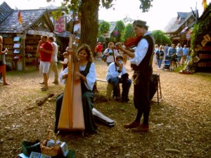 Stephanie Claussen at the Renaissance Festival