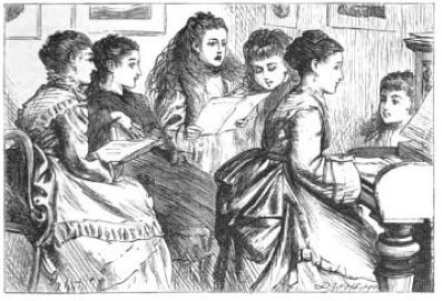 lady playing the pianoforte